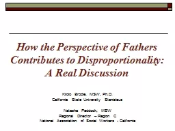 How the Perspective of Fathers Contributes to Disproportion
