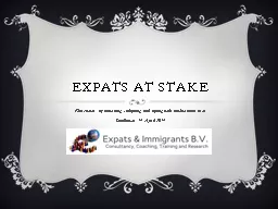 Expats at stake