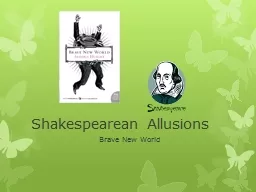 Shakespearean Allusions