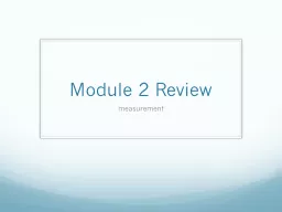 Module 2 Review