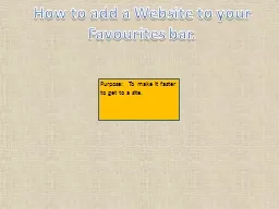 How to add a Website to your