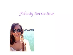 Felicity Sorrentino