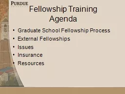 Fellowship Training