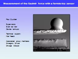 Measurement of the Casimir force with a ferrule-top sensor