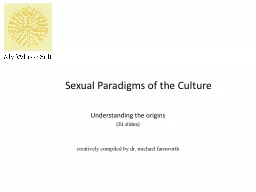 Sexual Paradigms of the Culture