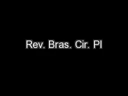 Rev. Bras. Cir. Pl