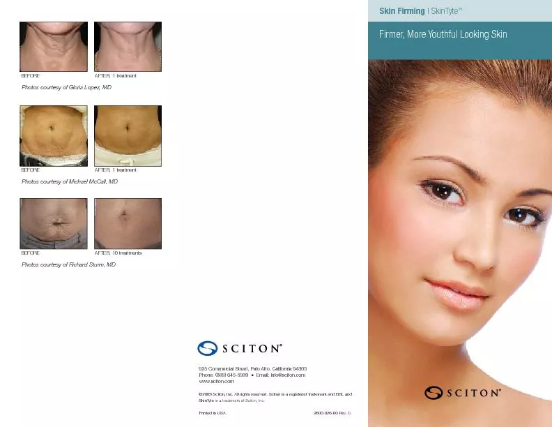 SkinTyteFirmer, More Youthful Looking Skin925 Commercial Street, Palo