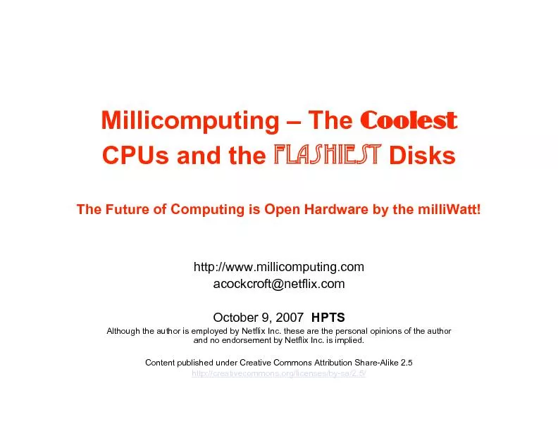 Millicomputers