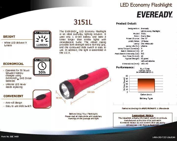 LED Economy Flashlight