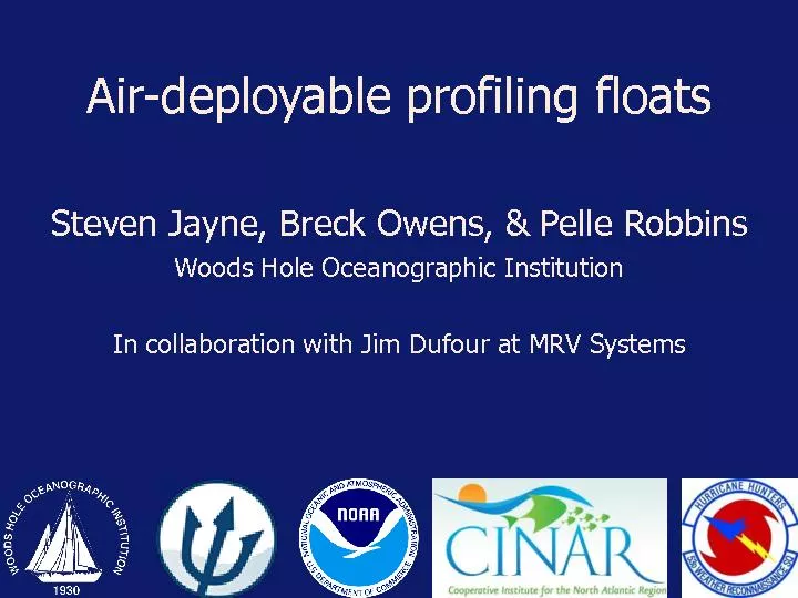 deployable profiling floats