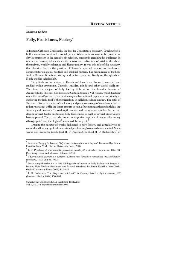 Canadian Slavonic Papers/Revue canadienne des slavistes Vol. L, No. 3