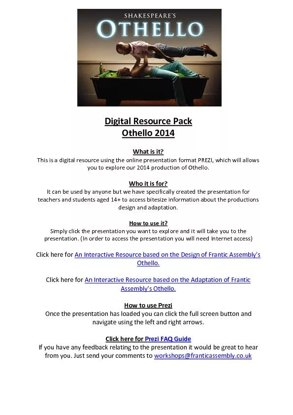 Digital Resource Pack