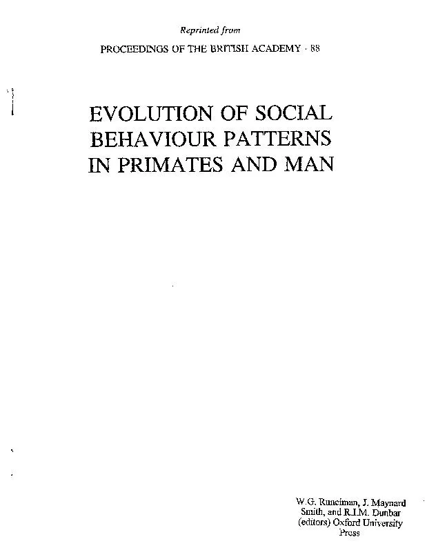 Proceedings of the British Academy, 88, 119-143 Friendship and the Ban