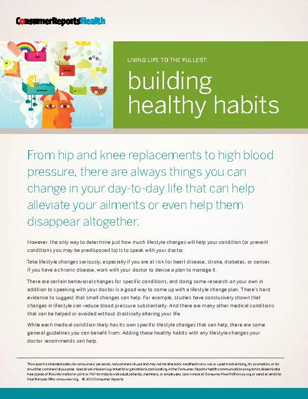 From hip and knee replacements to high blood pressure, there are alway