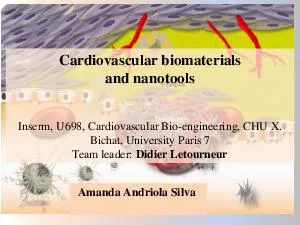 Cardiovascular biomaterials