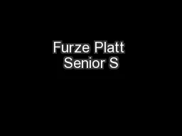 Furze Platt Senior S