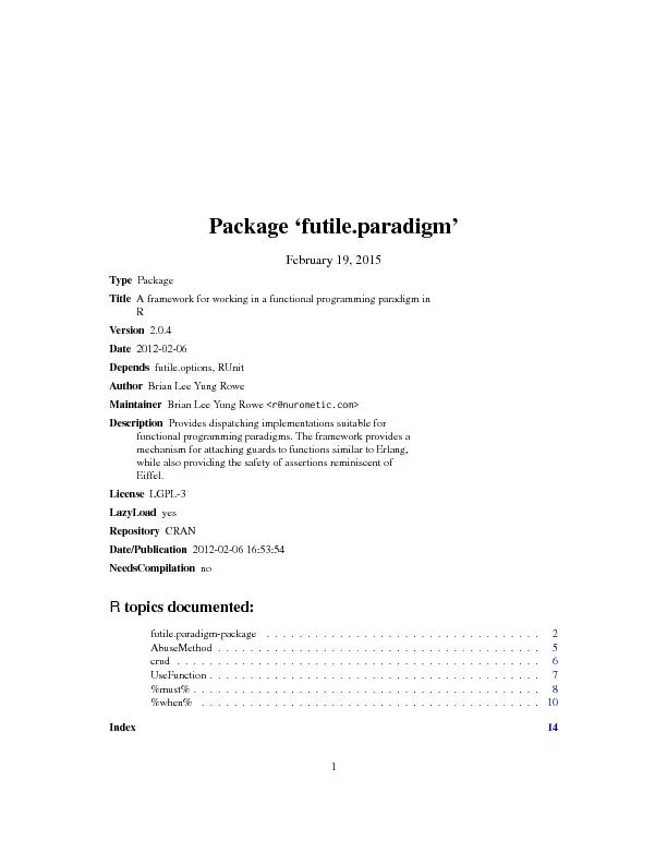 2futile.paradigm-package