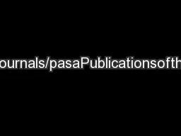 www.publish.csiro.au/journals/pasaPublicationsoftheAstronomicalSociety