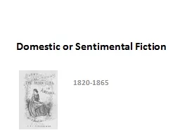 Domestic or Sentimental Fiction