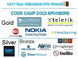 Code Camp 2013 Sponsors