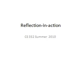 Reflection-in-action