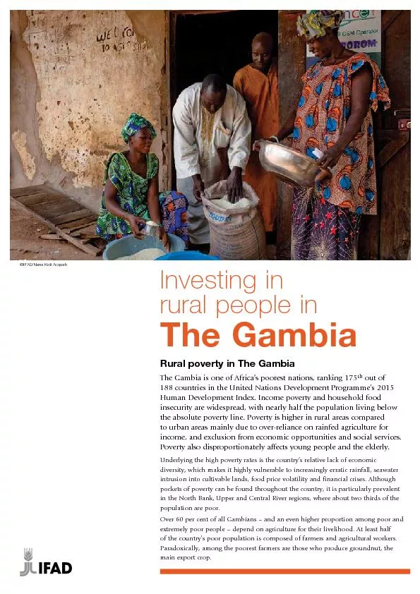 Investing in The Gambia  out of 188 countries in the United Nations De