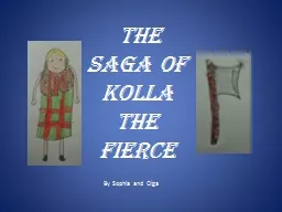 The Saga Of Kolla The Fierce