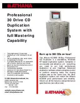 Professional  Drive CD Duplication System with full Mastering Capability Thirty highspeed