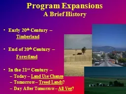 Program Expansions
