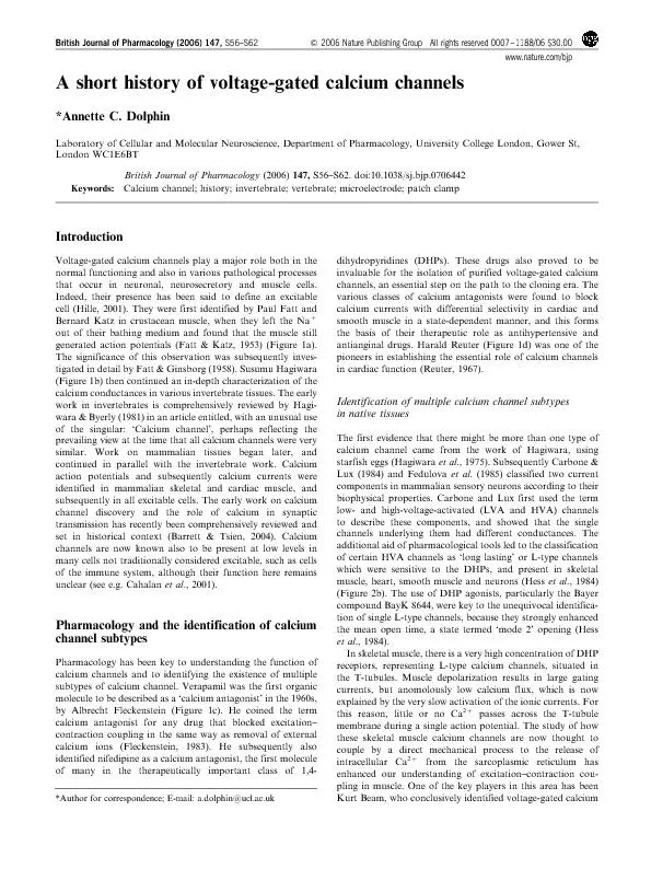BritishJournalofPharmacology(2006)147,2006NaturePublishingGroupAllrigh