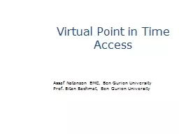 Virtual Point in Time Access