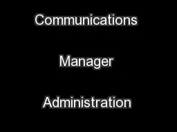 Cisco Unified Communications Manager Administration GuideOL-24919-01
.