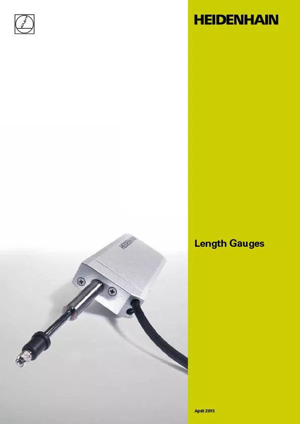 Length gauges from HEIDEN HAIN offer high accuracy over long measuring