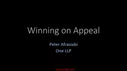 Winning on Appeal
