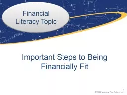 Financial Literacy Topic