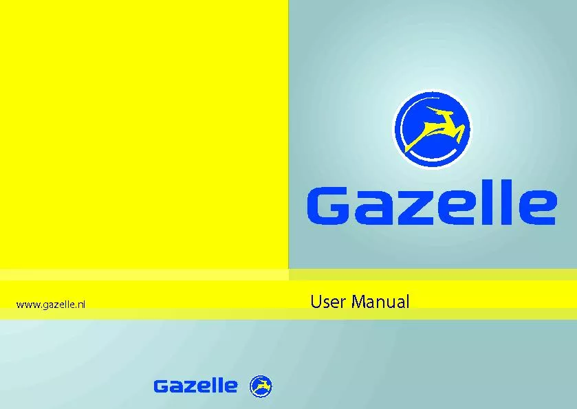 User Manualwww.gazelle.nl