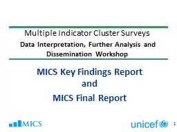 MICS Key Findings Report