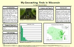 My Geocaching Finds in Wisconsin
