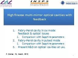High finesse multi-mirror optical cavities