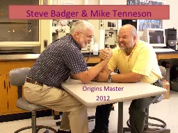 Steve Badger & Mike