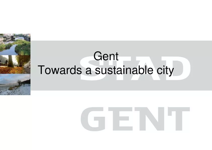 Towards a sustainable city