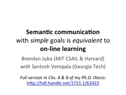 Semantic communication