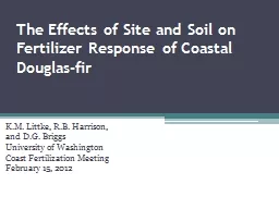 The Effects of Site and Soil on