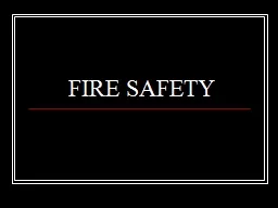 FIRE SAFETY