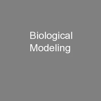 Biological Modeling