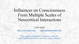 Influences on Consciousness