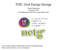 TOE: Grid Energy Storage