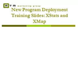 New Program Deployment Training Slides: