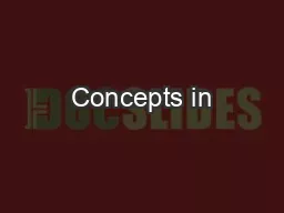 Concepts in