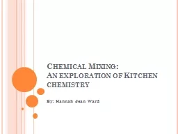 Chemical Mixing: